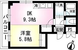RENOCOURTIZUMI 1LDKの間取図画像