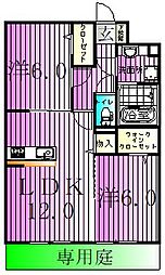 ルピナス7 2LDKの間取図画像
