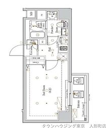 Ｔｈｅ　Ｌｏｇ日本橋 9階1Kの間取り
