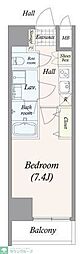 ＧＲＡＮ　ＰＡＳＥＯ上野 4階1Kの間取り