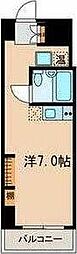 サンクレストビル ワンルームの間取図画像