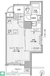 GranForks神田イーストタワー 1LDKの間取図画像
