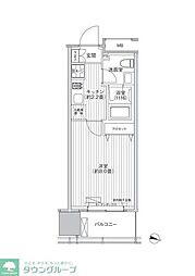 桜ヒルズ九段北 1Kの間取図画像