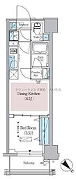 アーバネックス日本橋横山町 1DKの間取図画像