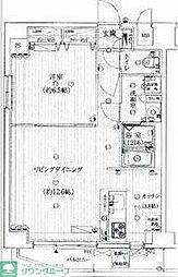 ヴェルステージ秋葉原EAST 1LDKの間取図画像