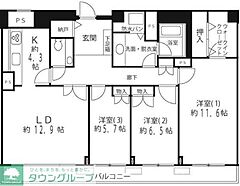 物件の間取り