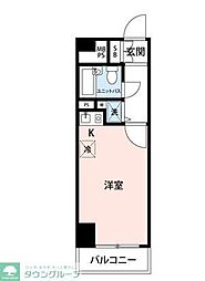 シティコープ浅草橋3 ワンルームの間取図画像