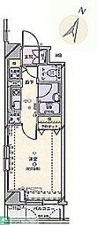 シンシア日本橋新川 1Kの間取図画像