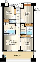パークビューステージ東陽町 3LDKの間取図画像