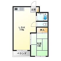 アーバンハイツ橘  ｜ 大阪府大阪市西成区橘１丁目（賃貸マンション1LDK・4階・37.00㎡） その2