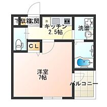 アッシュメゾン天王寺SouthII  ｜ 大阪府大阪市西成区天下茶屋東２丁目（賃貸アパート1K・1階・22.15㎡） その2