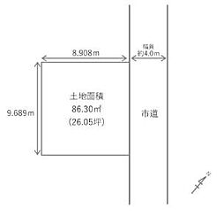 物件画像 越谷市大字下間久里　土地