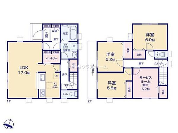 間取りを拡大表示