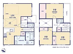越谷市宮前6期 3号棟/全4棟 新築戸建