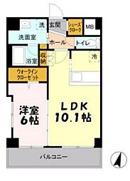 間取図画像 1LDK