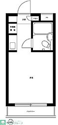 ビアメゾン三井パート21 ワンルームの間取図画像