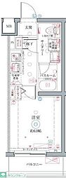 クレヴィスタ井荻 1Kの間取図画像