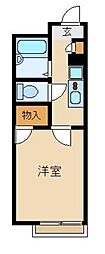 FIORI高松 1Kの間取図画像