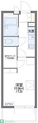 レオパレス小関 1Kの間取図画像
