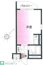 TOP成増No.1 ワンルームの間取図画像