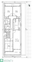 あさかヴィレッジリニア棟 3LDKの間取図画像