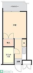 ダイホープラザ中村橋 ワンルームの間取図画像