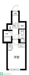 メゾン・ド・セリーヌ ワンルームの間取図画像