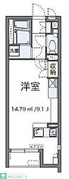 ミランダベルエスポワール秋津 1Kの間取図画像