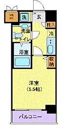 マリオン練馬 1Kの間取図画像