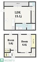 ImagawaMidGardenSuite 2LDKの間取図画像