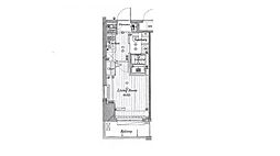 ＴＨＥパームス東武練馬 7階1Kの間取り