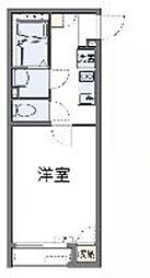西武新宿線 武蔵関駅 徒歩6分の賃貸アパート 2階1Kの間取り