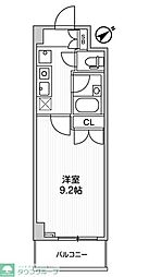 アパートメンツ練馬北町 206 2階1Kの間取り