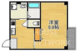 アールメゾン 1Kの間取図画像