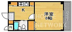 ラモヴェール大塚 1Kの間取図画像