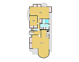 グランドパレス下関プラージュ 2LDKの間取図画像