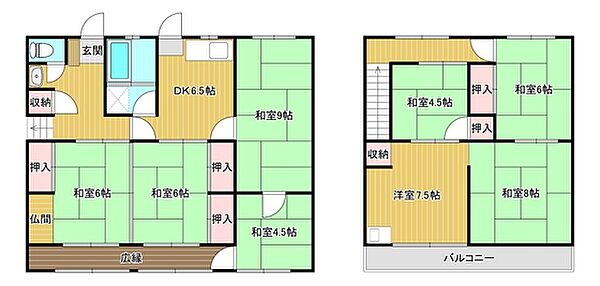 間取りを拡大表示