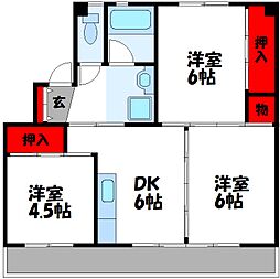 ビレッジハウスいなつき 1号棟 4階