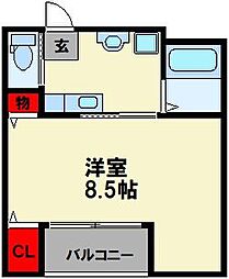 間取図画像 1K