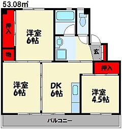 ビレッジハウス伊川 1号棟 3階