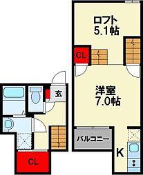 ADC新飯塚ラシュレ 2階