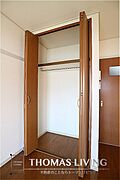 大容量のクローゼット