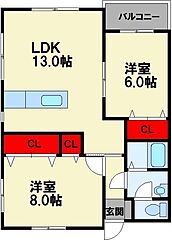 物件の間取り