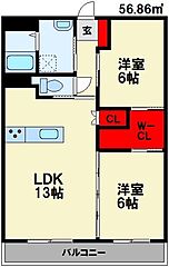 物件の間取り