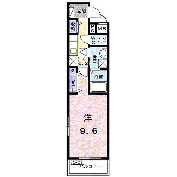 アルモニーブラッセ 105｜大阪府羽曳野市古市2丁目(賃貸アパート1K・1階・32.02㎡)の写真 その2