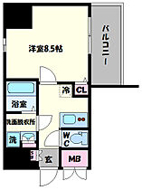 ピアグレース上本町  ｜ 大阪府大阪市天王寺区上汐4丁目（賃貸マンション1K・8階・27.75㎡） その2