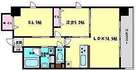 ル・セル上町台  ｜ 大阪府大阪市中央区東平1丁目（賃貸マンション2LDK・8階・60.00㎡） その2