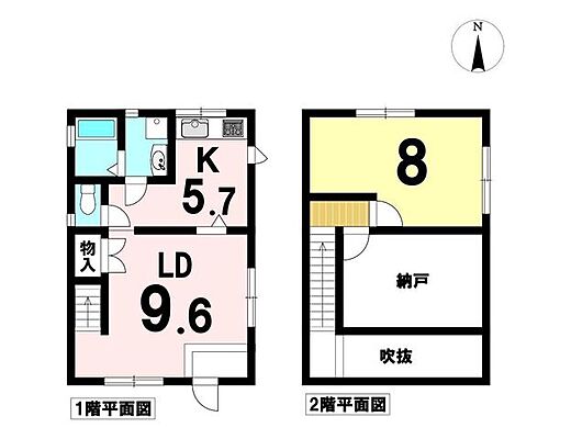 間取り 名古屋市南区呼続3丁目　中古戸建て