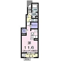 ミラノVI　B 102 ｜ 富山県高岡市内免３丁目4番3号（賃貸アパート1R・1階・36.41㎡） その2