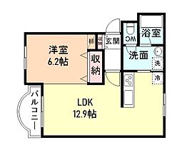 ミューM＆U 105 ｜ 富山県富山市西長江１丁目12-11（賃貸マンション1LDK・1階・44.83㎡） その2